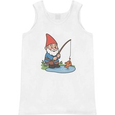 'Fishing Gnome' Adult Vest / Tank Top AV058541