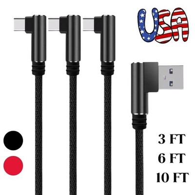 USB-A to USB-C Fast Charging Cable Type-C Data Sync Cord For iPhone 17 Air 16 15