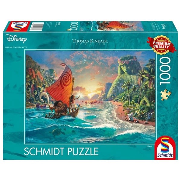 Puzzle Thomas Kinkade - Disney Moana - Vaiana 1000 Teile Schmidt Spiele Neu Ovp-image