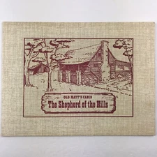 Vintage Souvenir Photo Old Matts Cabin Mill Shepherd Of The Hills Branson MO
