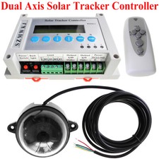 Tracker solare doppio asse regolatore LCD fai da te pannello solare sistema di tracciamento binari CL