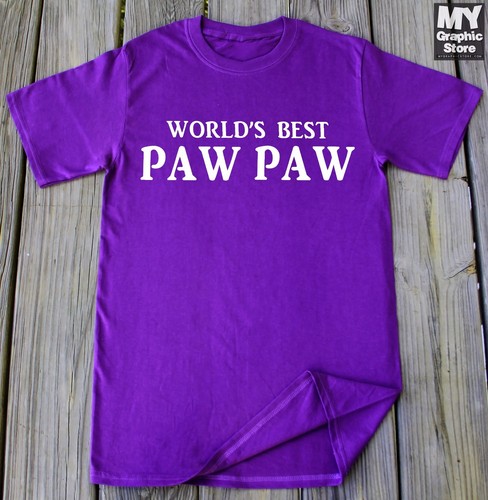 Funny Paw Paw T-shirt Fathers Day Gift Birthday Christmas Gift for Papa Grandpa - Bild 9 von 12