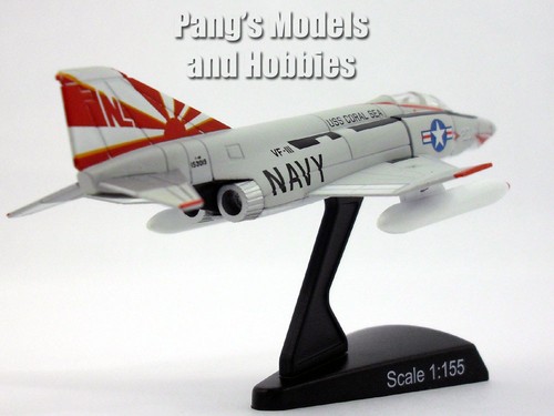 F-4 (F-4B) Phantom II - Sundowners - USS Coral Sea -1/155 Scale Diecast Model - Picture 8 of 8