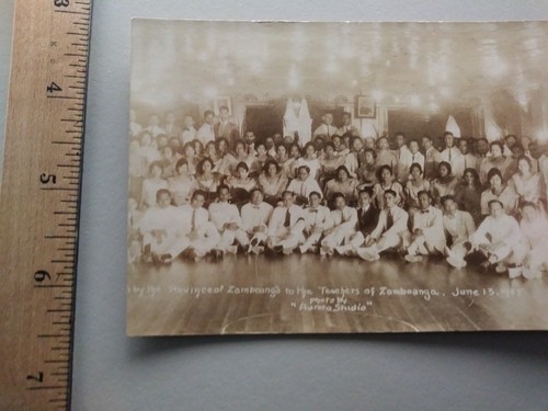 1925 Zamboanga Philippines Aurora Studio Postcard Real Photo RPPC Post Card - Picture 5 of 8