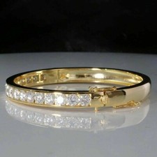 6,13 Ct Rundschliff Simulierter Diamant Armre...