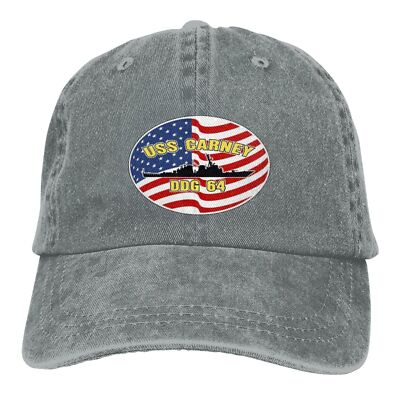 USS Carney DDG-64 Unisex Baseball Cap Dad Hat Adjustable Snapback Hats