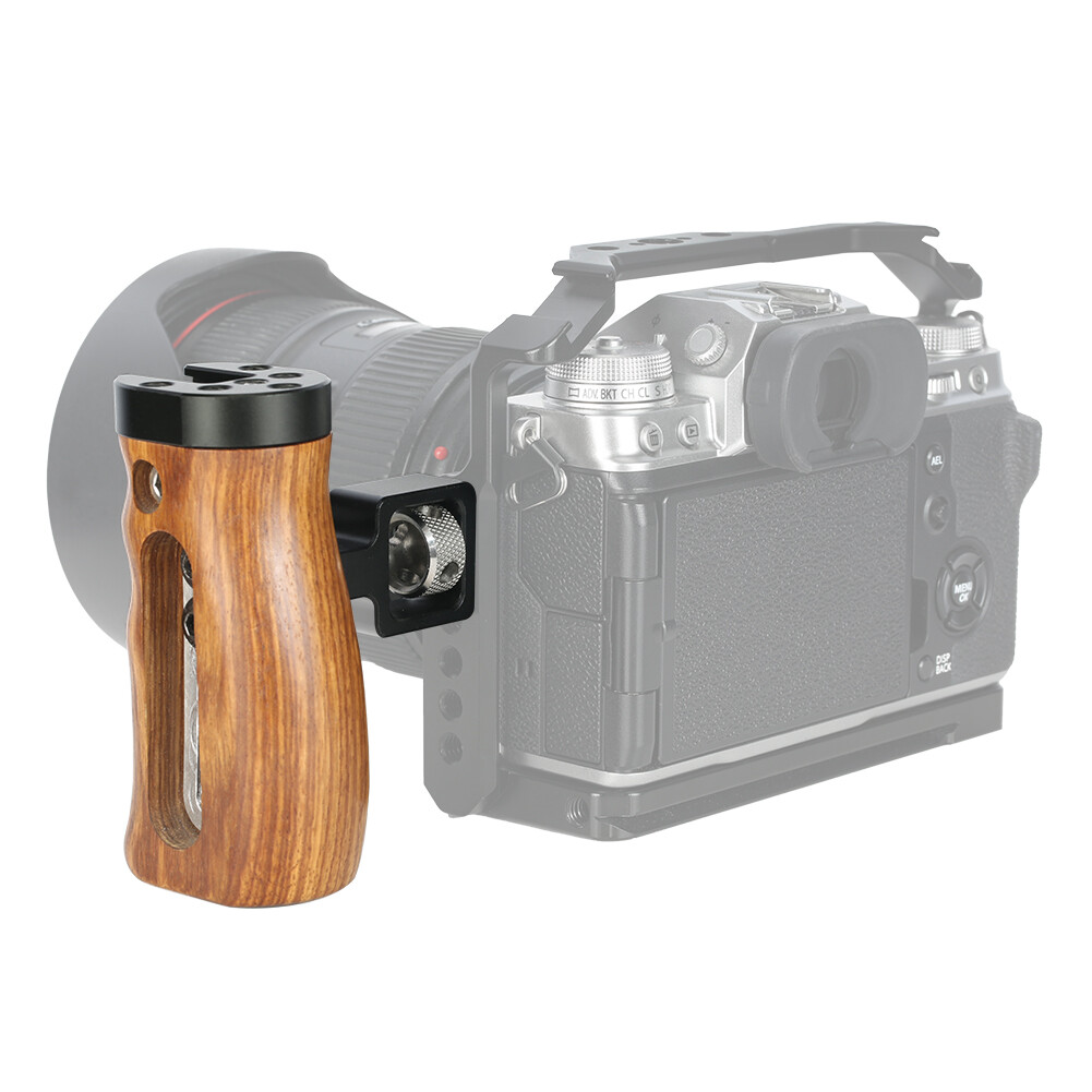 NICEYRIG Camera Cage Side Handle with Arri Locating Hole for DSLR ...
