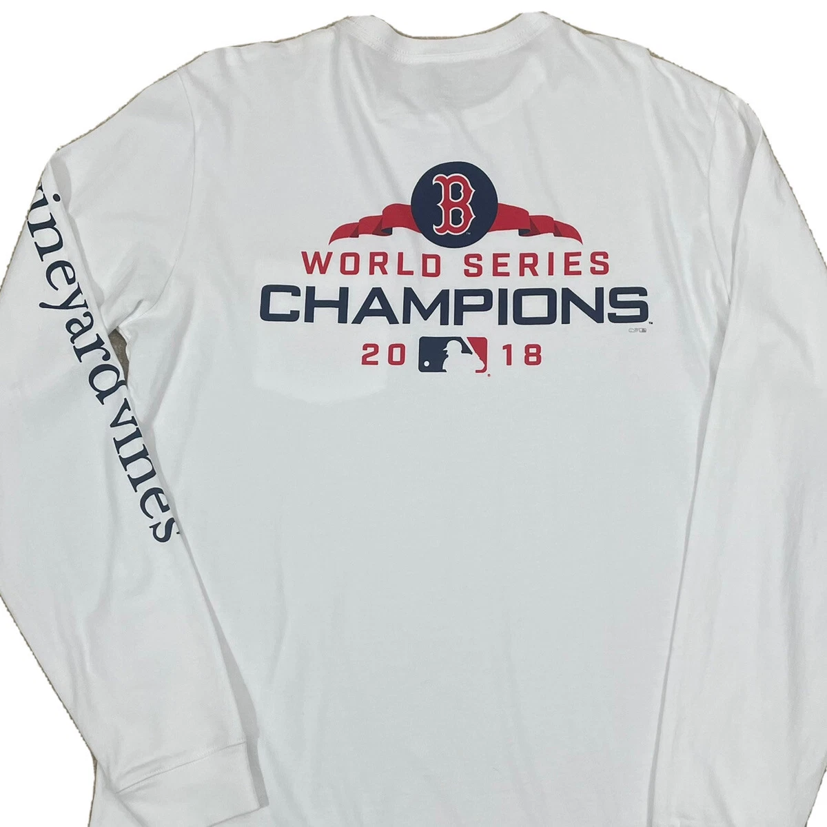 Vineyard Vines Boston Red Sox MLB World Series Champions Long Sleeve Shirt  Small