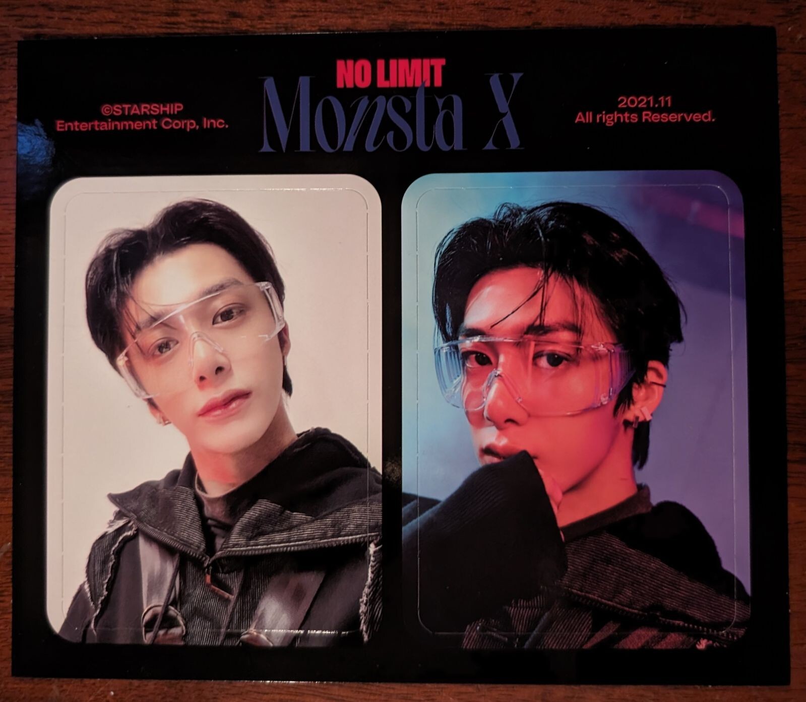 Monsta X Hyungwon No Limit Special Exclusive Photocards