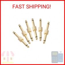 OTraki 6 Pack Guitar Pedal Coupler 1/4 inch Effect Pedal to Pedal Connector Guit