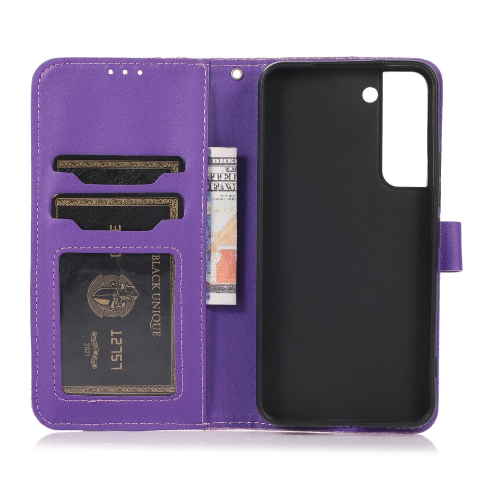 Glitter Love Diamond Wallet Phone Case for Samsung J4 J6 Plus A51 A71 J4 J8 A8 - Image 4 of 4