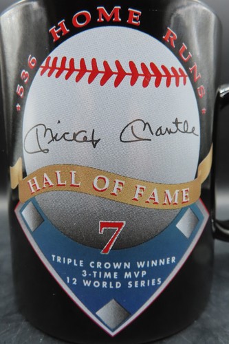 Mickey Mantle NEW YORK YANKEES Hall Of Fame 12oz Coffee Mug - Picture 3 of 10