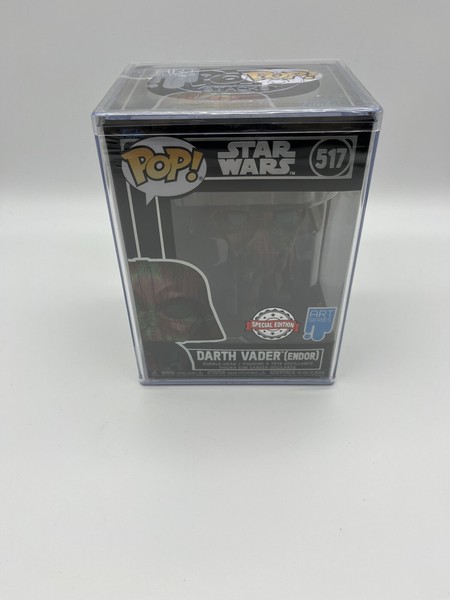 Funko Pop Darth Vader Endor #517 Star Wars Art Series Limited Edition Case Neu-image