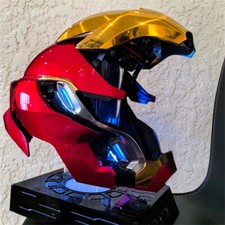 2025 Iron Man MK50 Helmet 1:1 Wearable Automatic Deformable Voice Control Helmet