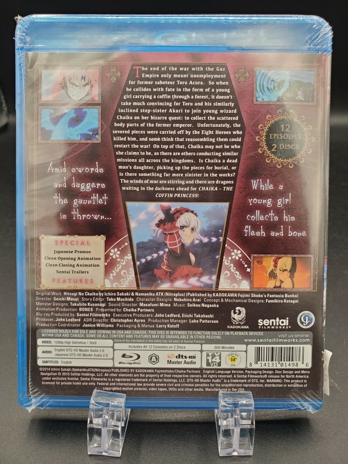 ☆ Chaika the coffin princess Season 1 Complete Collection - Anime Bluray New ☆