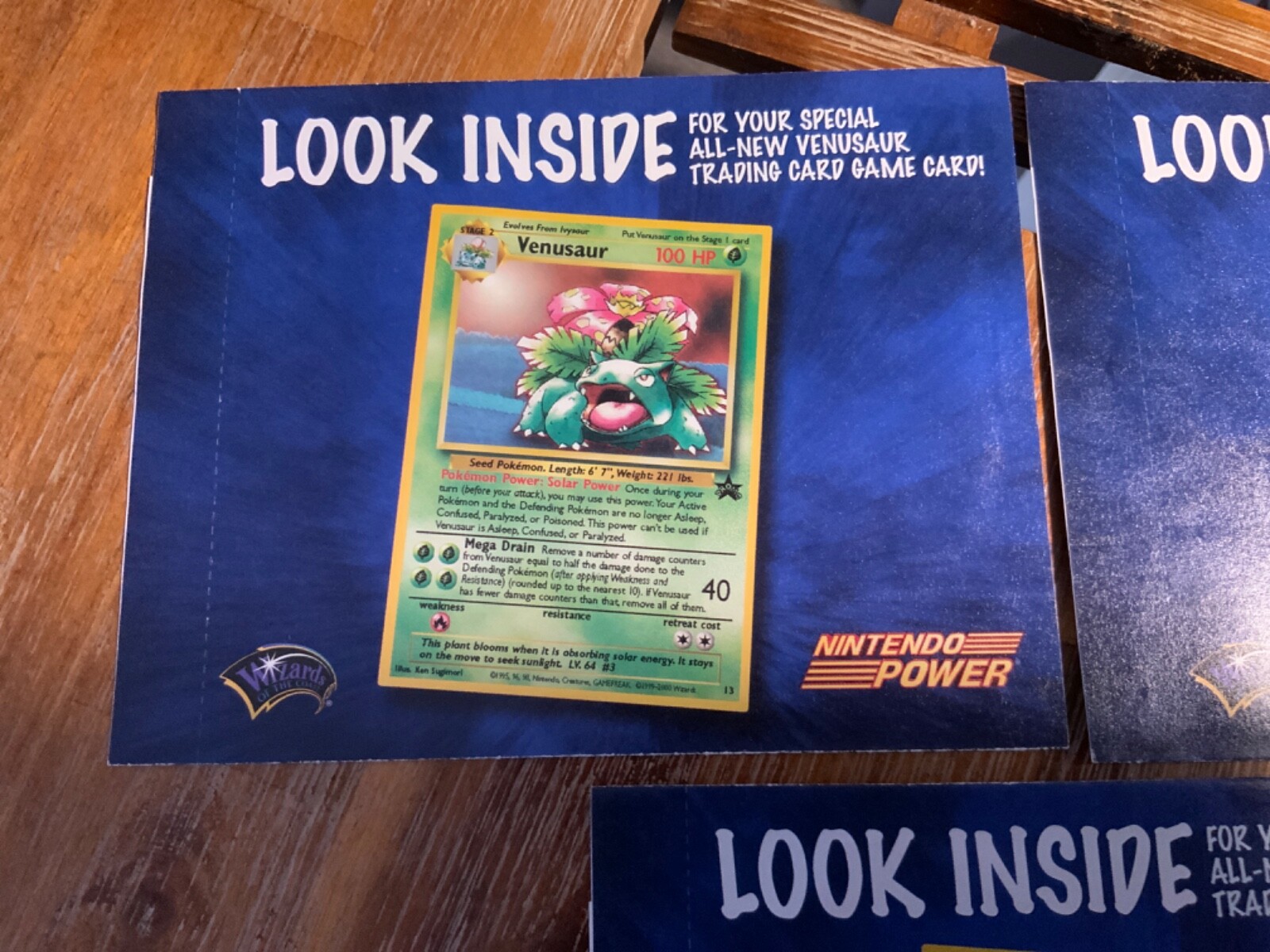 POKEMON TCG SEALED VENUSAUR BLACK STAR PROMO SET 13 WOTC VINTAGE CARD