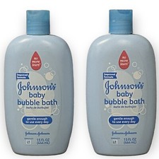 Johnson Johnson's Baby Bubble Bath Gentle No Tears ORIGINAL Formula Lot Of 2