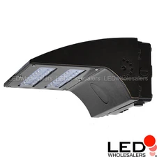 40W or 80W Full Cutoff LED Wall Pack Outdoor Light Fixture, UL, Daylight 5000K