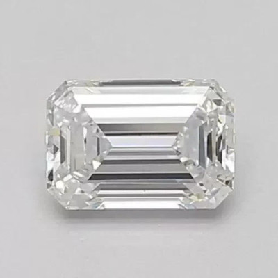 Lab Grown 2.57 Cts EMERALD Cut IGI Certified CVD Diamond E Color VVS2 Clarity