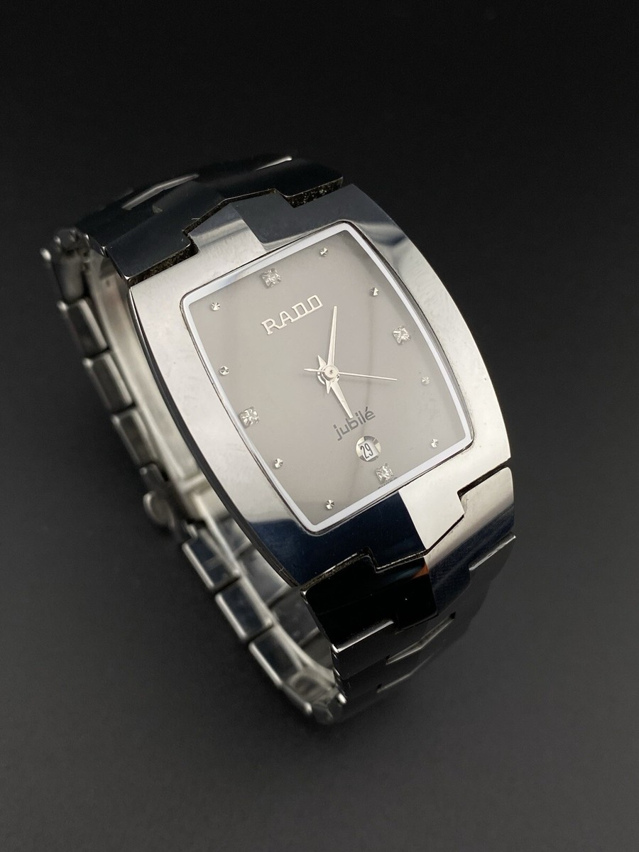 Rado Jubile Swiss Men's Tungsten Steel Date Diamond Dial