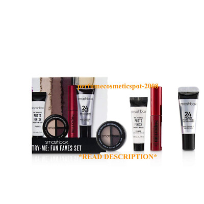 NIB SMASHBOX TRY-ME: FAN FAVES SET *4 PC SET - READ DESCRIPTION*