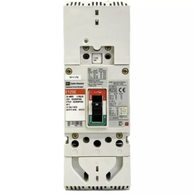 Cutler-Hammer E125E EGE3050FFGA3 Circuit Breaker 50A 3P