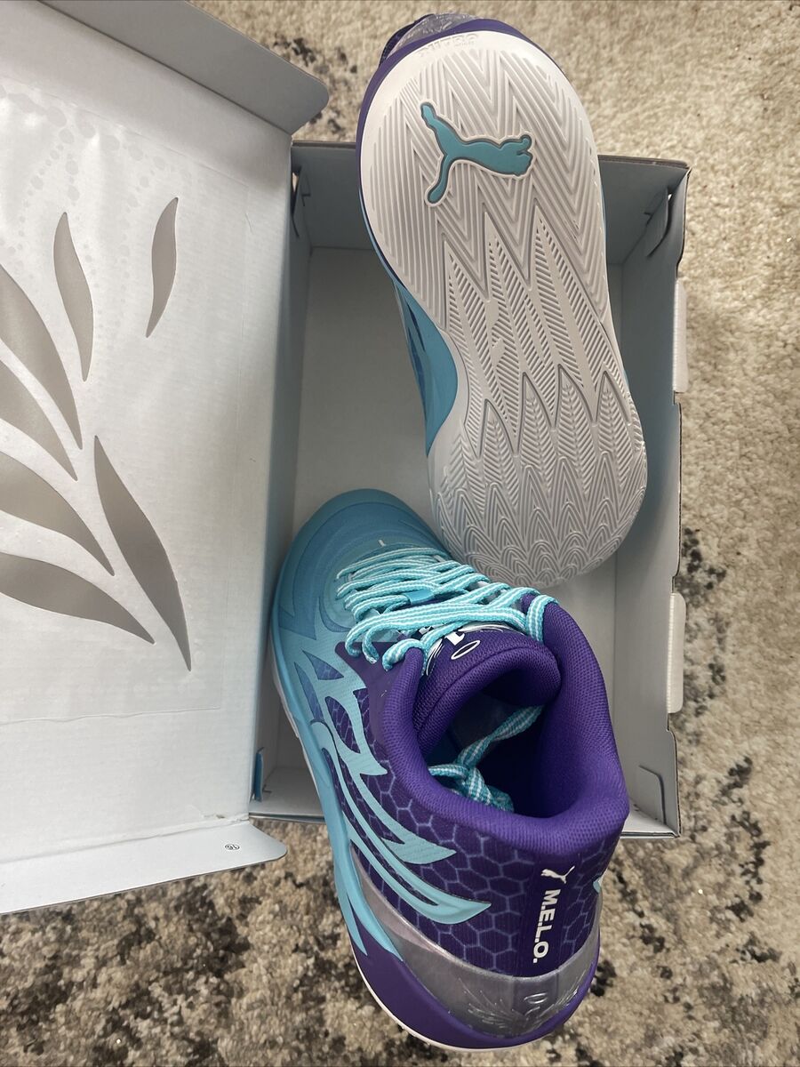 NEW Puma MB.02 Mens 11.5 Blue Purple Mid Queen City Melo NEW Puma MB.02 Mens 11.5 Blue Purple Mid Queen City Melo