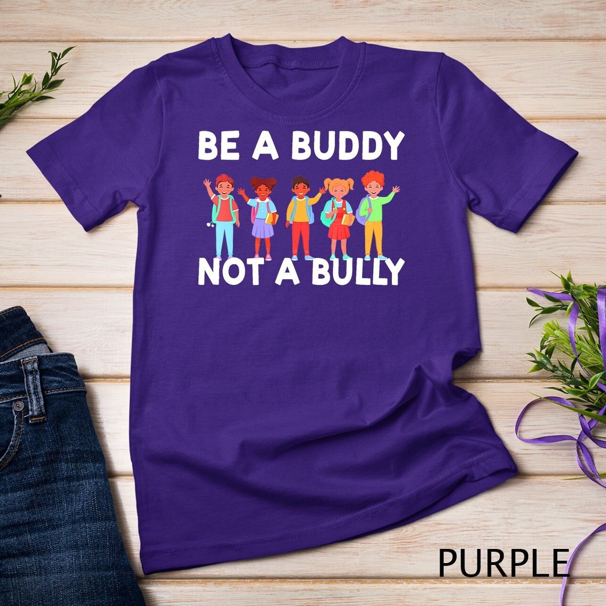 Anti-Bullying Kindness T-Shirt - Be A Friend Not A Bully Unity Tee For Kids, Men, Women - View #11