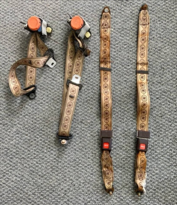  JDM Toyota Chaser GX61 Seatbelts FULL SET  MX60 LX61  Mark 2 Cressida Cresta