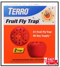 Indoor Fruit Fly Trap, 2-count  Terro Traps In   Built With Window Sinks