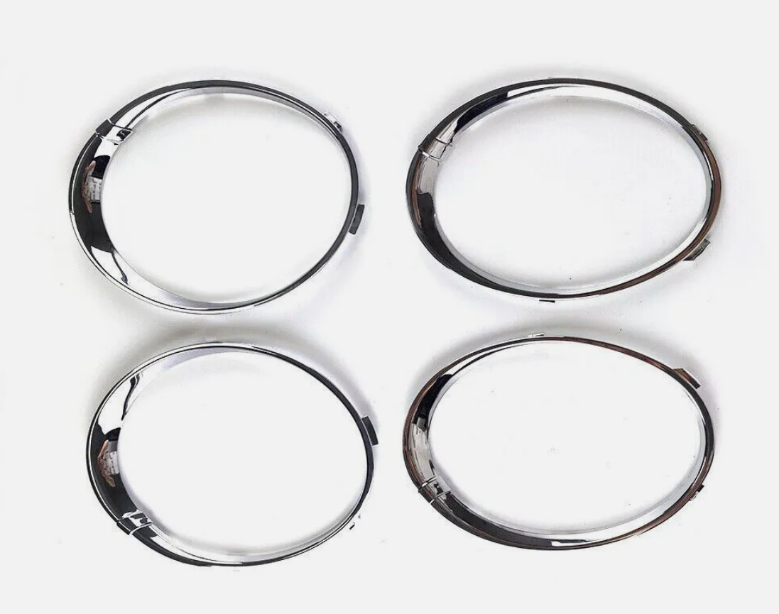 NEW Headlight and taillight Trim Ring Set Chrome For Bentley Flying Spur 06-11