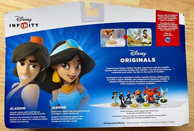 Disney Infinity Aladdin Toy Box Pack Aladdin & Jasmine BRAND NEW