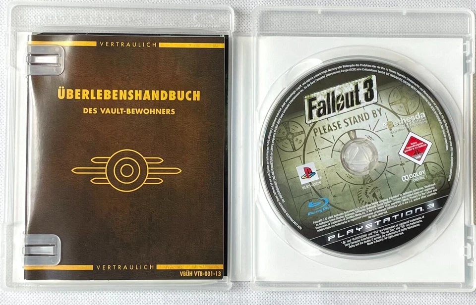 Fallout 3, Spiel PS3, Sony Playstation 3 komplett, USK18 - Bild 2 von 3