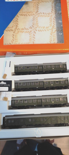Roco Art.Nr. 44053 Set Umbauwagen DB mit Weinert Art.Nr. 9532 Griffstangen | Zustand: Neu