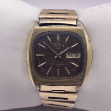 Vintage SEIKO 5 7019-5000 70'S AUTOMATIC WATCH Gold V41