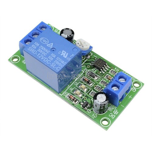 DC12V 0-60 Second Delay Time Turn off Switch NE555 Adjustable Timer Relay Module - 第 1/4 張圖片