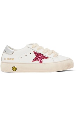GOLDEN GOOSE May White/Red Sparkle Star BRAND NEW 40EU