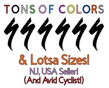 6 Pack Of Specialized Bikes "S" Vinyl Decals Many Sizes & Colors FREE Ship