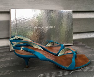turquoise kitten heels