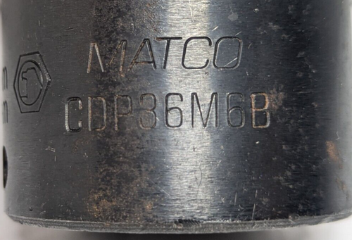 MATCO TOOLS CDP36M6B 1/2" Dr 36mm Profundidad 6 PT Eje de Impacto Tuerca Enchufe - Imagen 5 de 7
