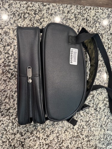 Vtg Sony HandyCam BAG Case Leather Hi-8 Video Camcorder Vision Black Camera Bag - Picture 15 of 23