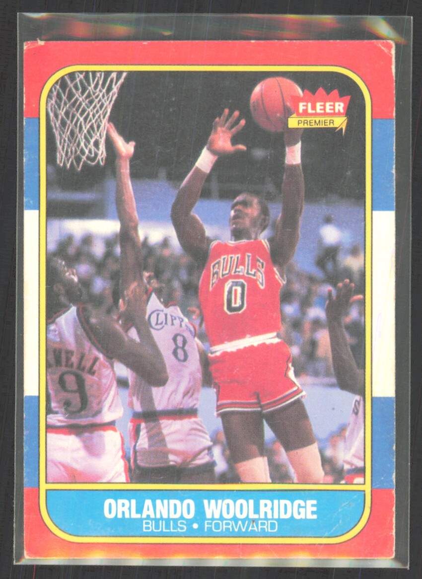 1986-87 Fleer Orlando Woolridge Chicago Bulls #130