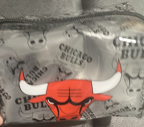 chicago bulls NBA small Clear bag Travel Bag Fun Cool! - Picture 2 of 3