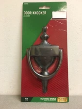 Door Knocker 5367065 7 in. L Oil Rubbed Bronze Brass 1 Pk