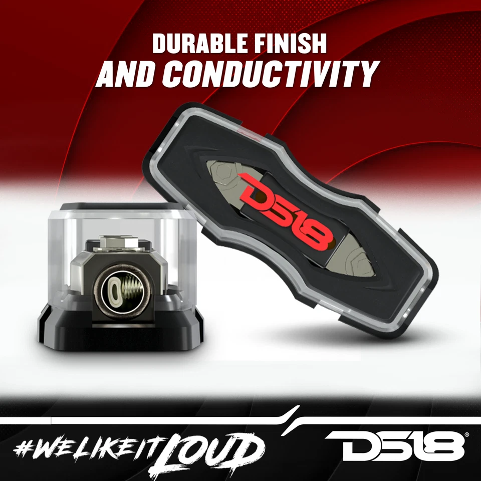 Portafusibles ANL Cuadrado DS18 FHSANL200A con Fusible 200A para Amplificadores de Coche Foto 4 de 4