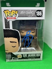Funko Pop Elvis Presley Jailhouse Rock #186 signed by Austin Butler. BECKETT