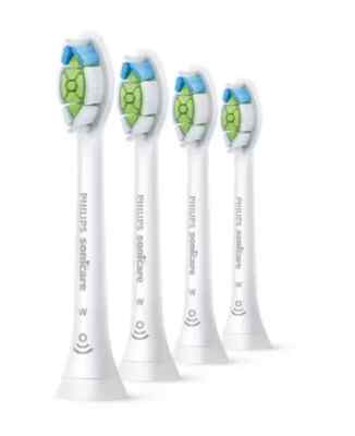 Philips Sonicare W2 Optimal White Brush Heads -4 Pack for Brightening, HX6064/67