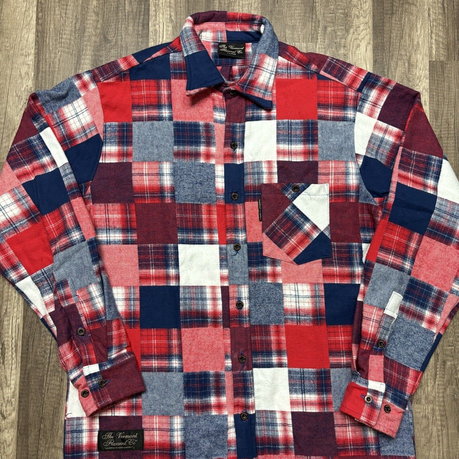 The Vermont Flannel Co Shirt Men's Extra Large Pa… - image 2