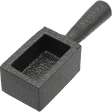 Open Ingot Mold for Melting Casting Refining Gold Silver Scrap Bar with Handle