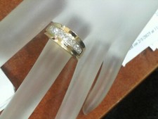 Gent's Diamond Cluster Ring 7 Diamonds .60 Carat T.W. 14K Yellow Gol AD1005077 